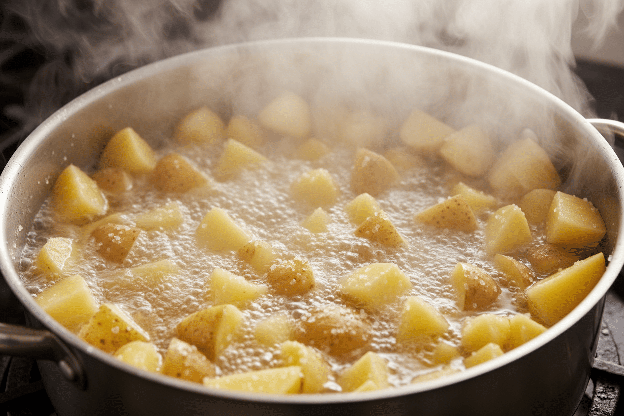 Gordon Ramsay's Perfect Mashed Potatoes preparation step 1