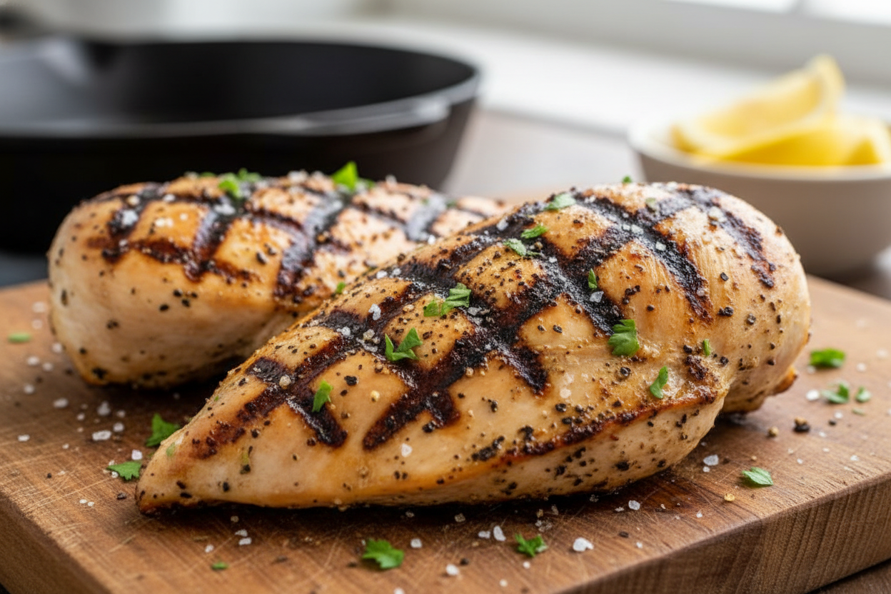 Grilled Chicken Pesto Panini With Mozzarella preparation step 1