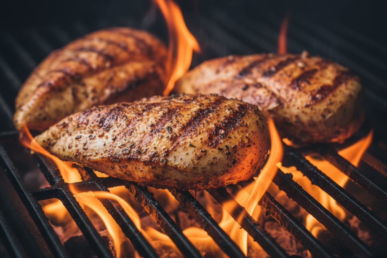 Grilled Chicken & Avocado Salad Bowl preparation step 1