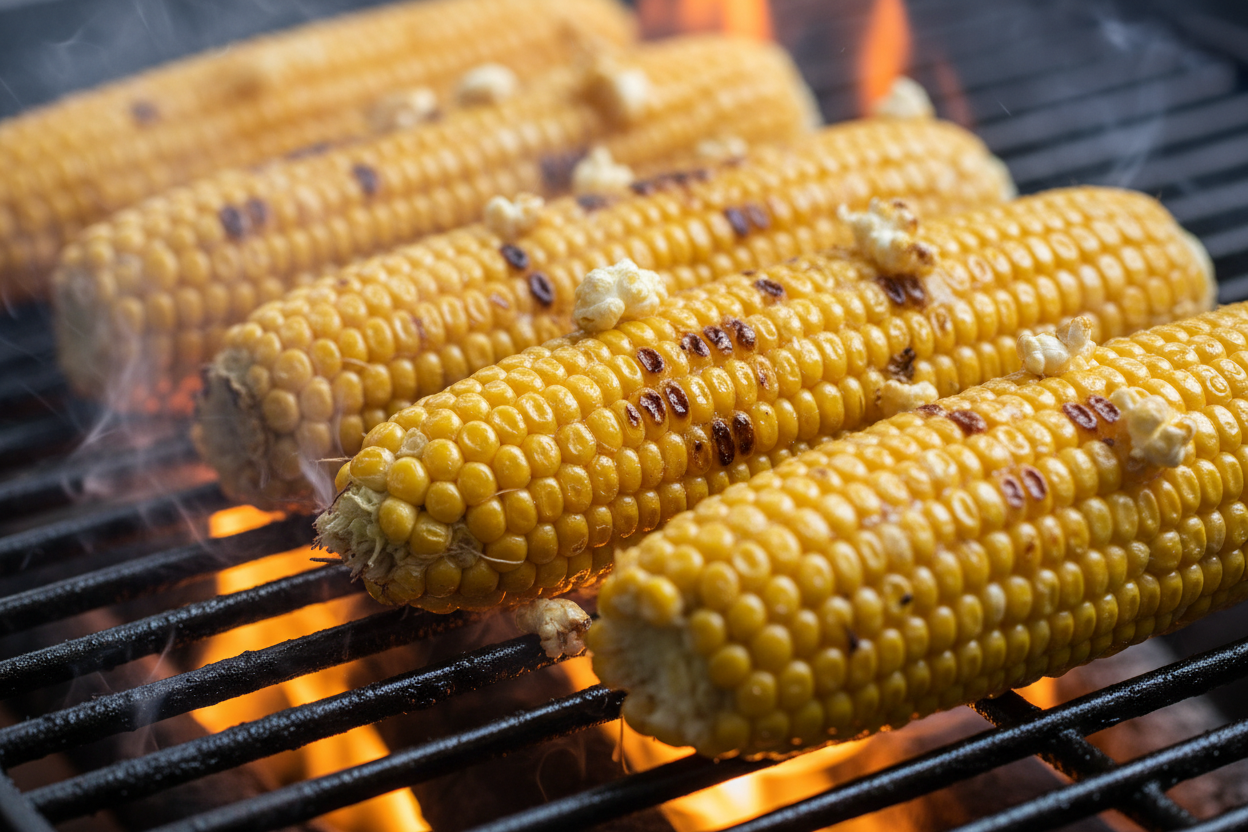 Grilled Chili Lime Butter Corn on the Cob preparation step 2