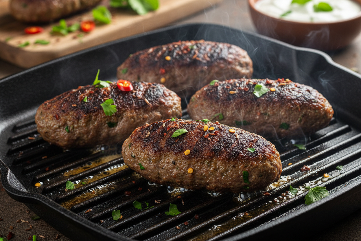 Grilled Spiced Lamb Kofta preparation step 2
