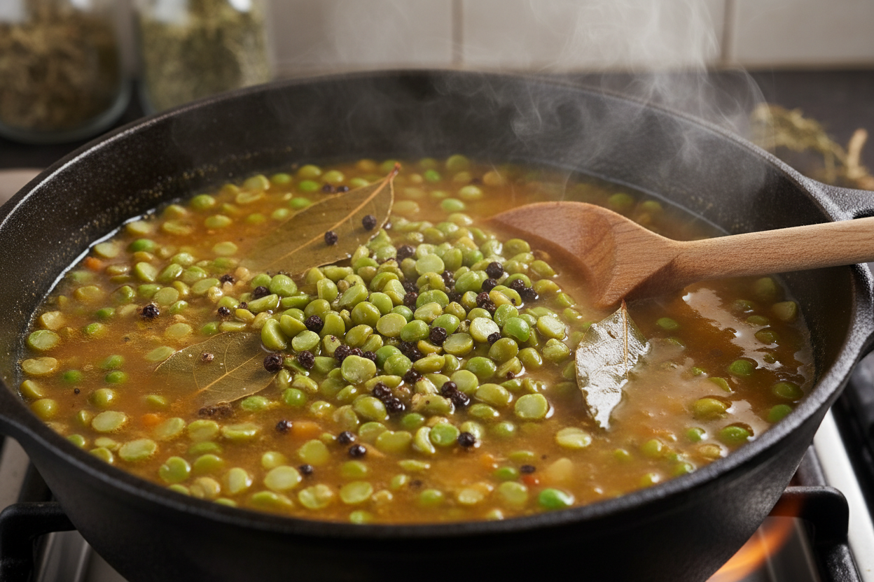 Hearty Grandpa's Split Pea Soup preparation step 2