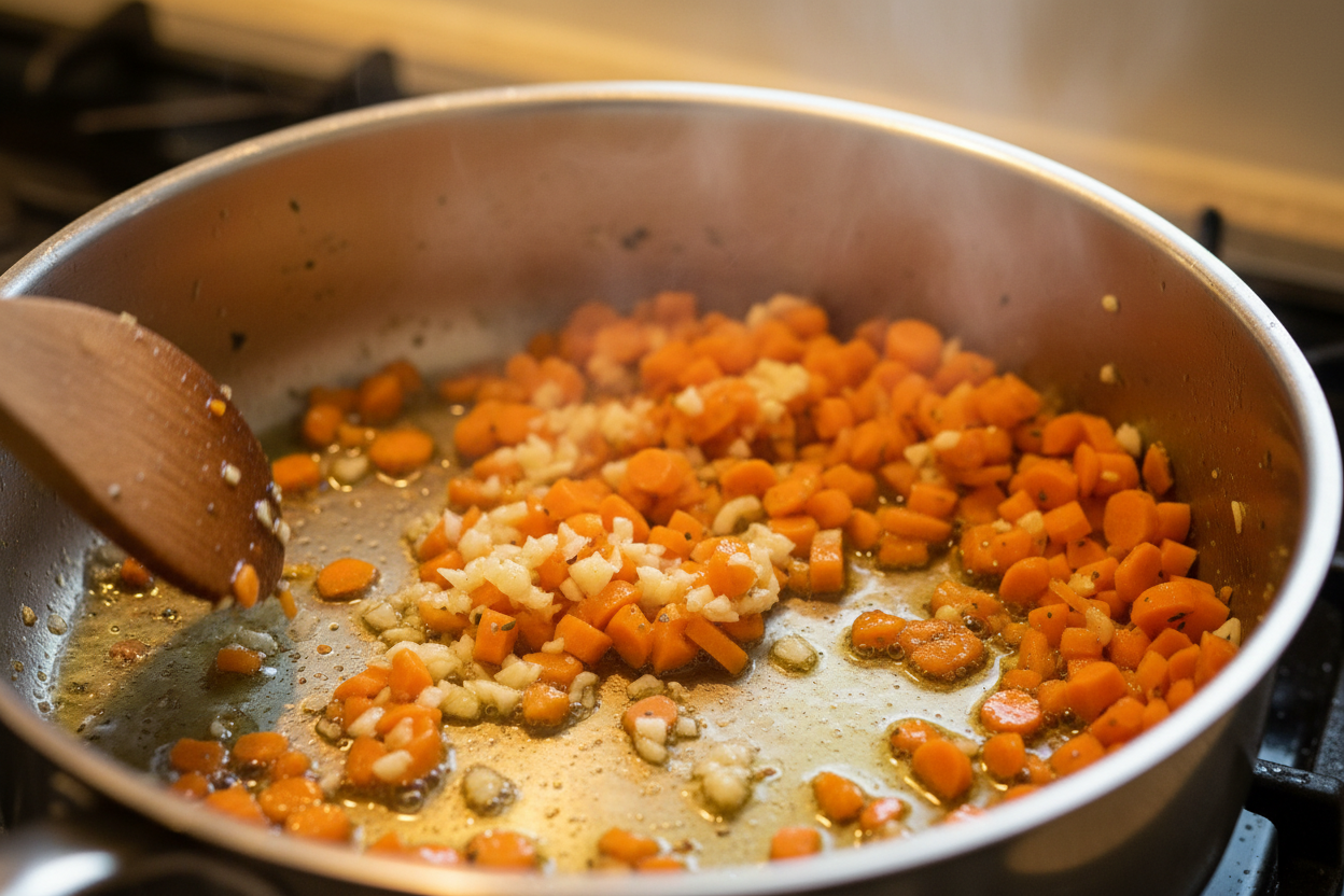 High Protein Classic Split Pea Soup preparation step 1