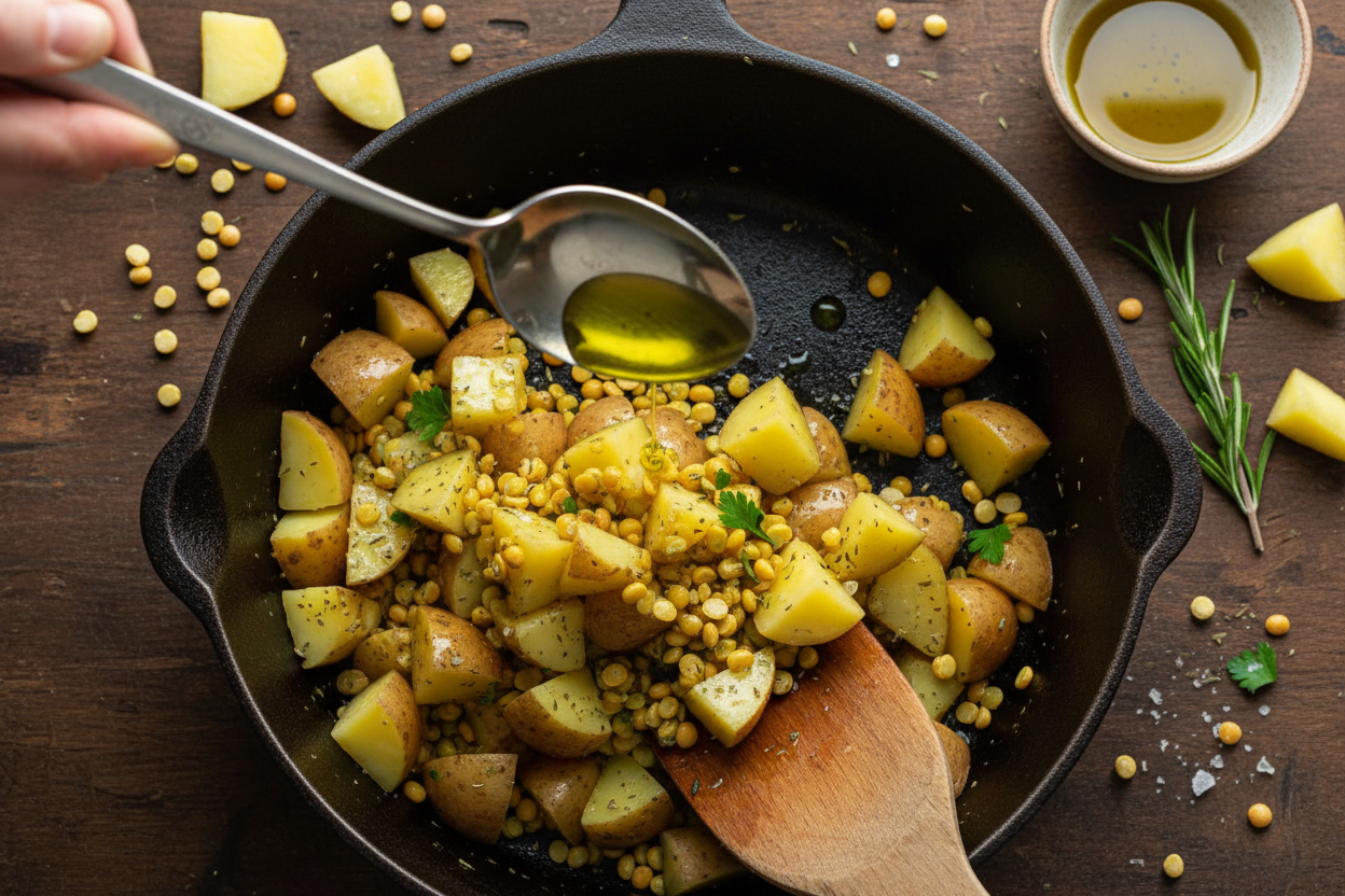 High Protein Classic Split Pea Soup preparation step 2