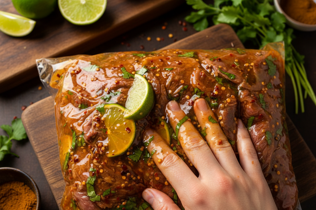 How To Make The Best Steak Fajita Marinade preparation step 1