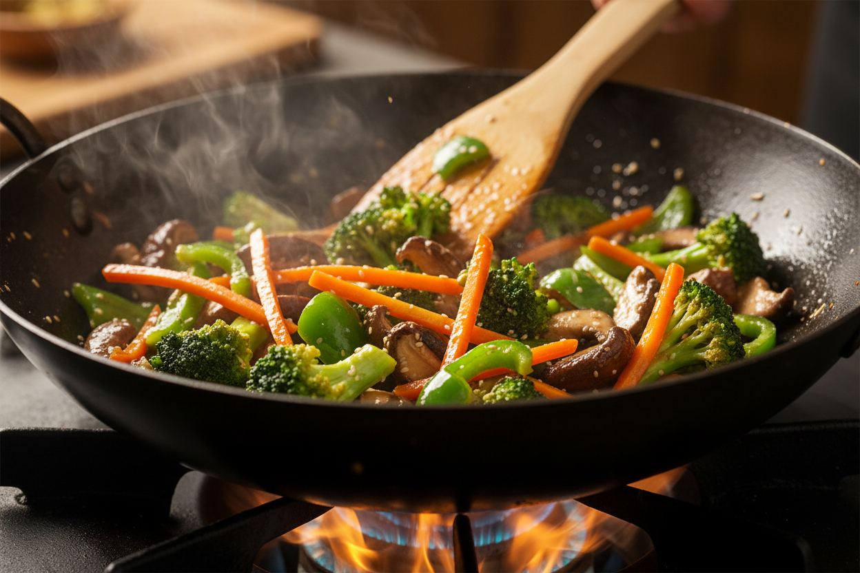 Irresistible Chicken and Veggie Stir Fry Noodle Dish preparation step 2