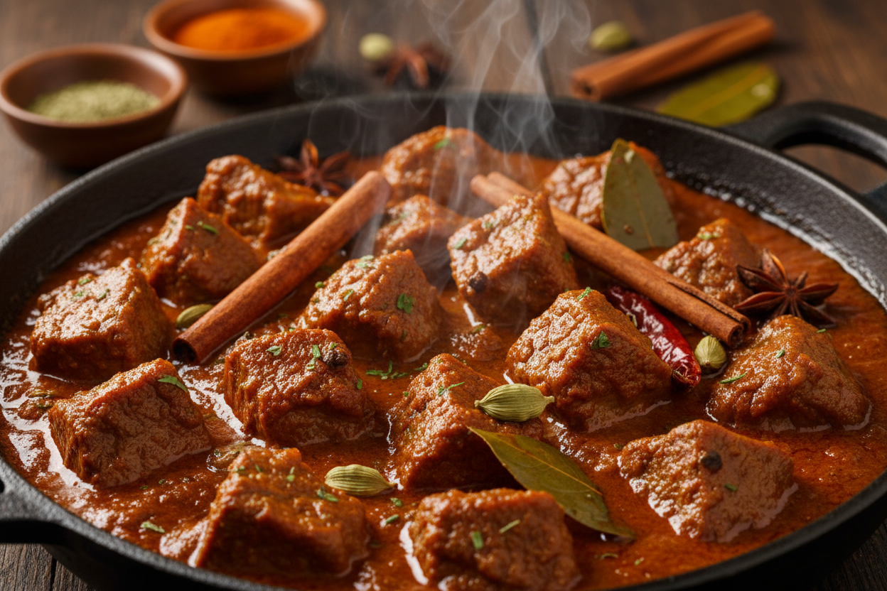 Authentic Lamb Rogan Josh Recipe 3 Lamb Rogan Josh: Slow Cooked Indian Lamb Curry preparation step 2