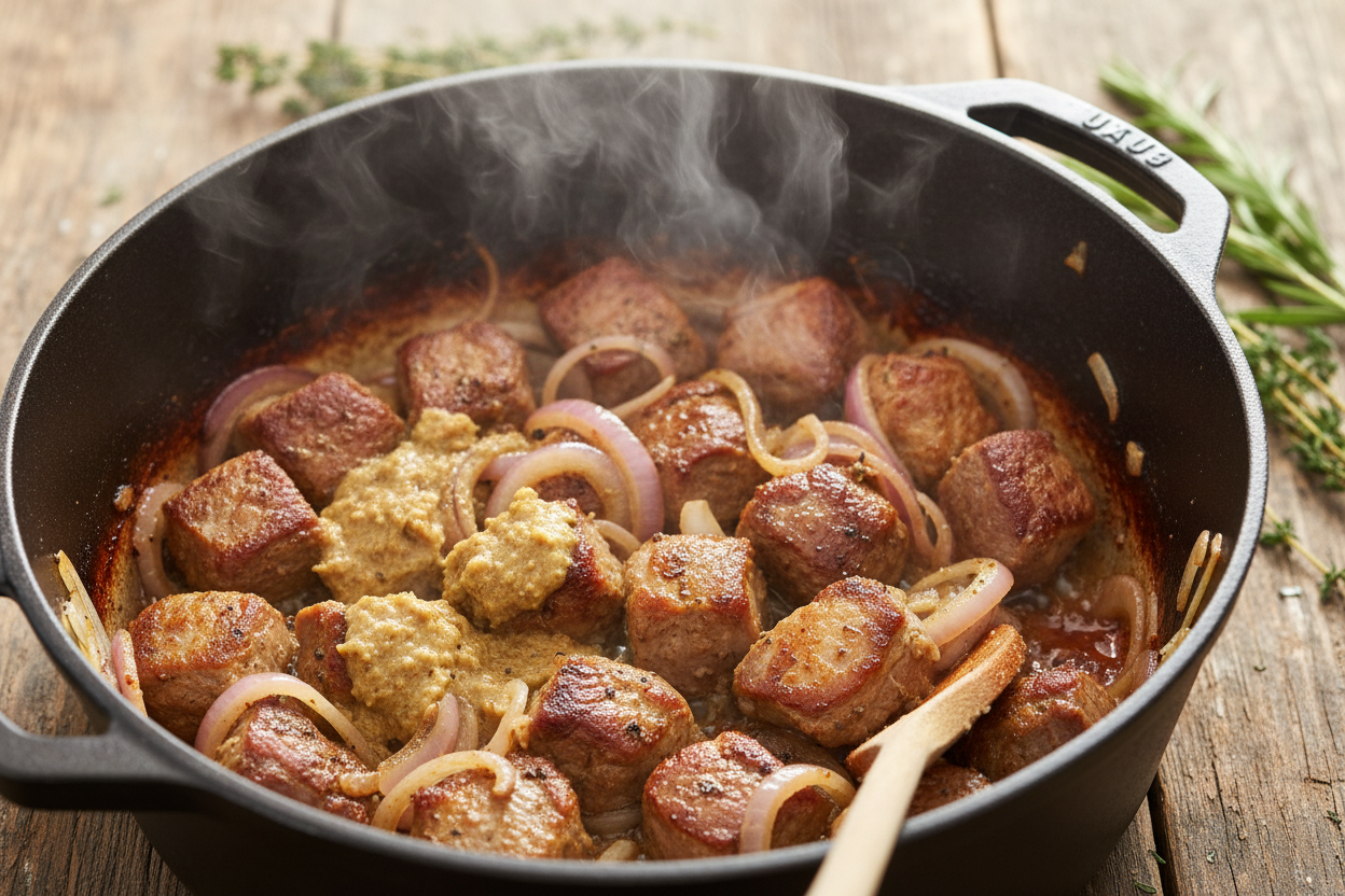 Lamb and Potato Curry preparation step 1