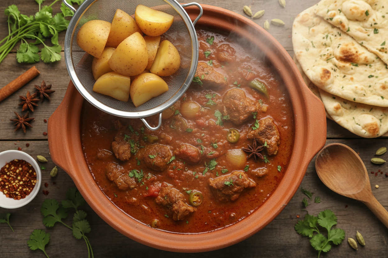 Lamb and Potato Curry preparation step 2