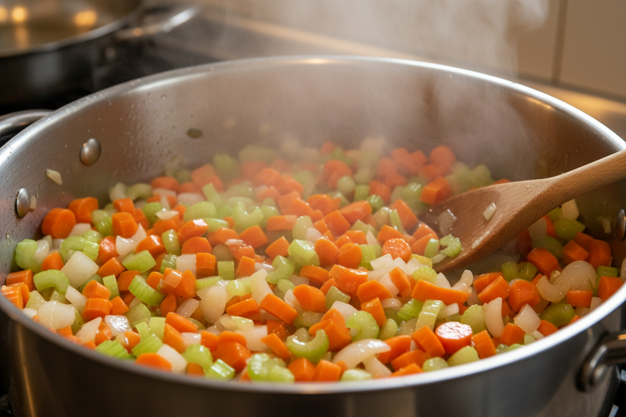 Lentil Soup with Veggies: The Ultimate Easy Comfort Recipe preparation step 1