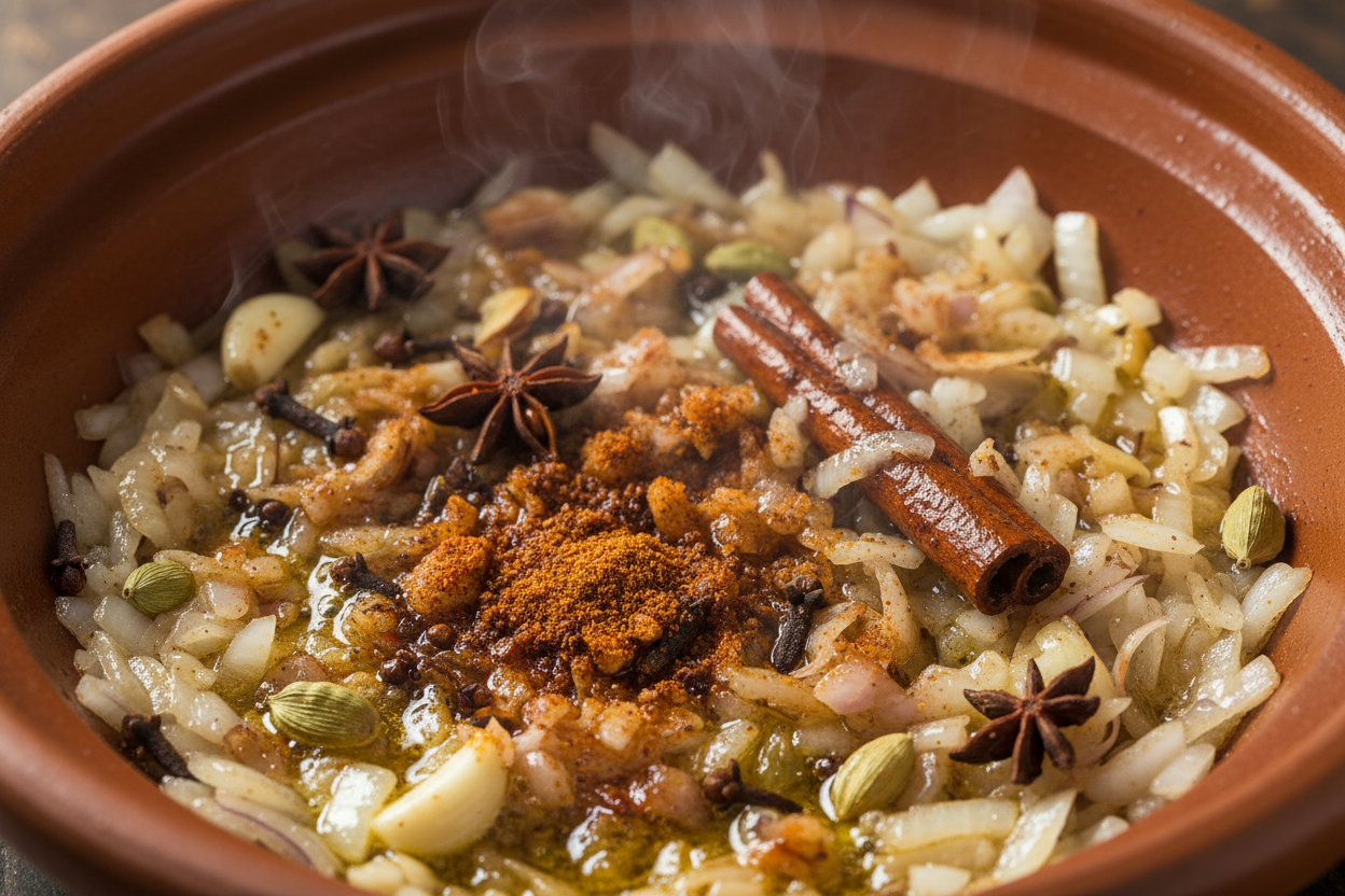 North African Lamb Tagine preparation step 2