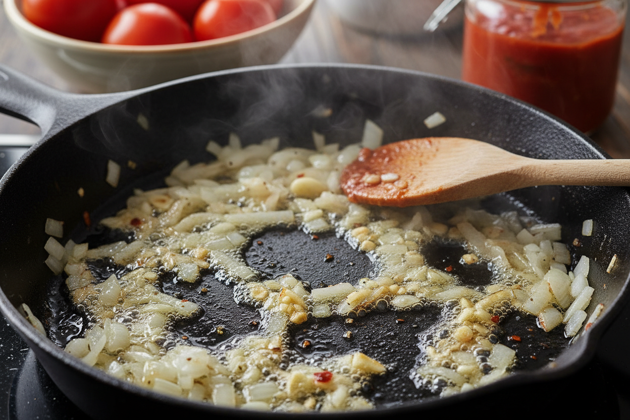 Pescado a la Veracruzana (Veracruz-Style Fish) preparation step 2
