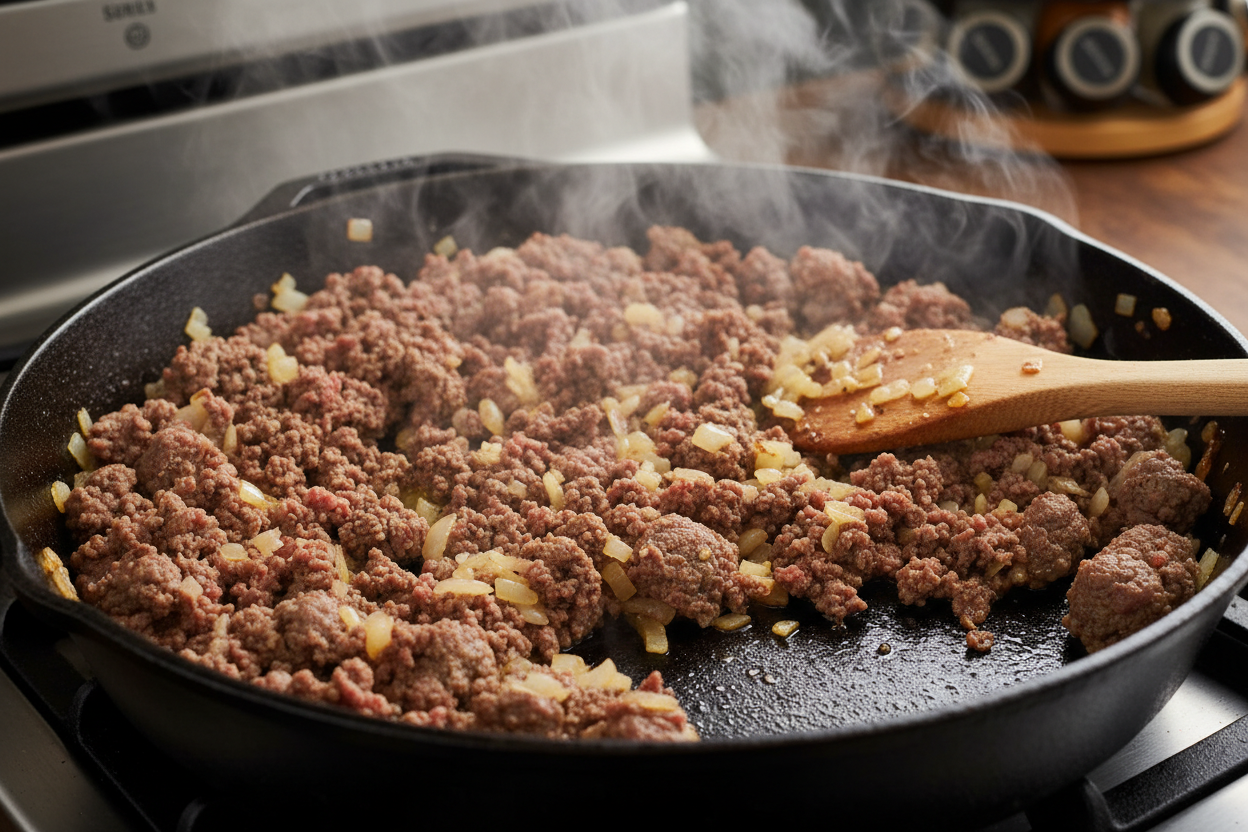 Quick Spaghetti Bolognese (Ready in Under 30 Minutes) preparation step 1