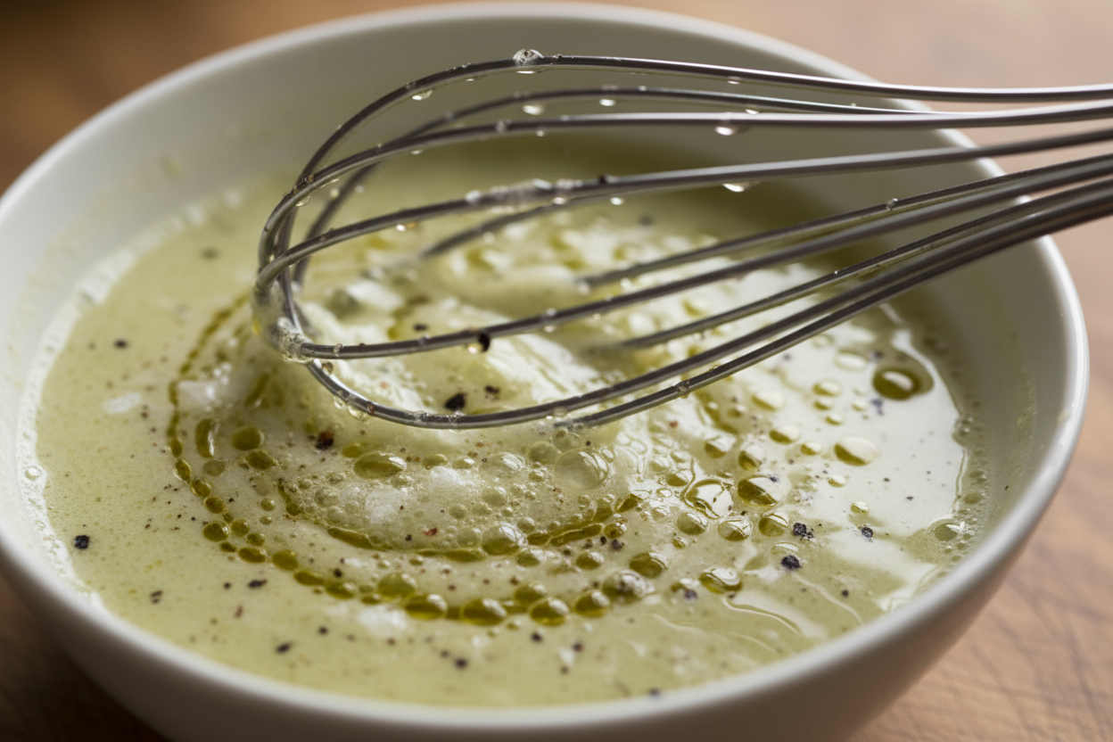 Refreshing Watermelon Cucumber Salad with Feta and Mint Dressing preparation step 2