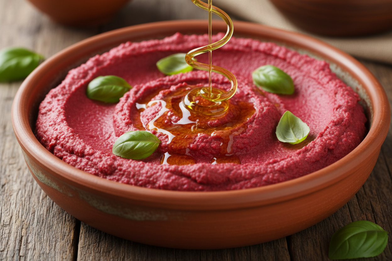 Easy Roasted Red Pepper Hummus Recipe 3 Roasted Red Pepper Hummus Recipe preparation step 2