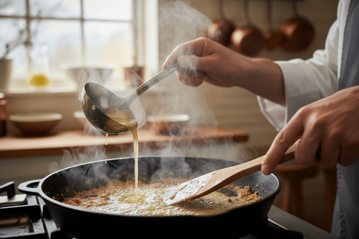 Shrimp Scampi Pasta with Lemon and Garlic preparation step 2