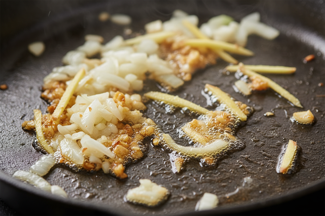 Simple Aloo Gobi Indian Cauliflower and Potatoes preparation step 2