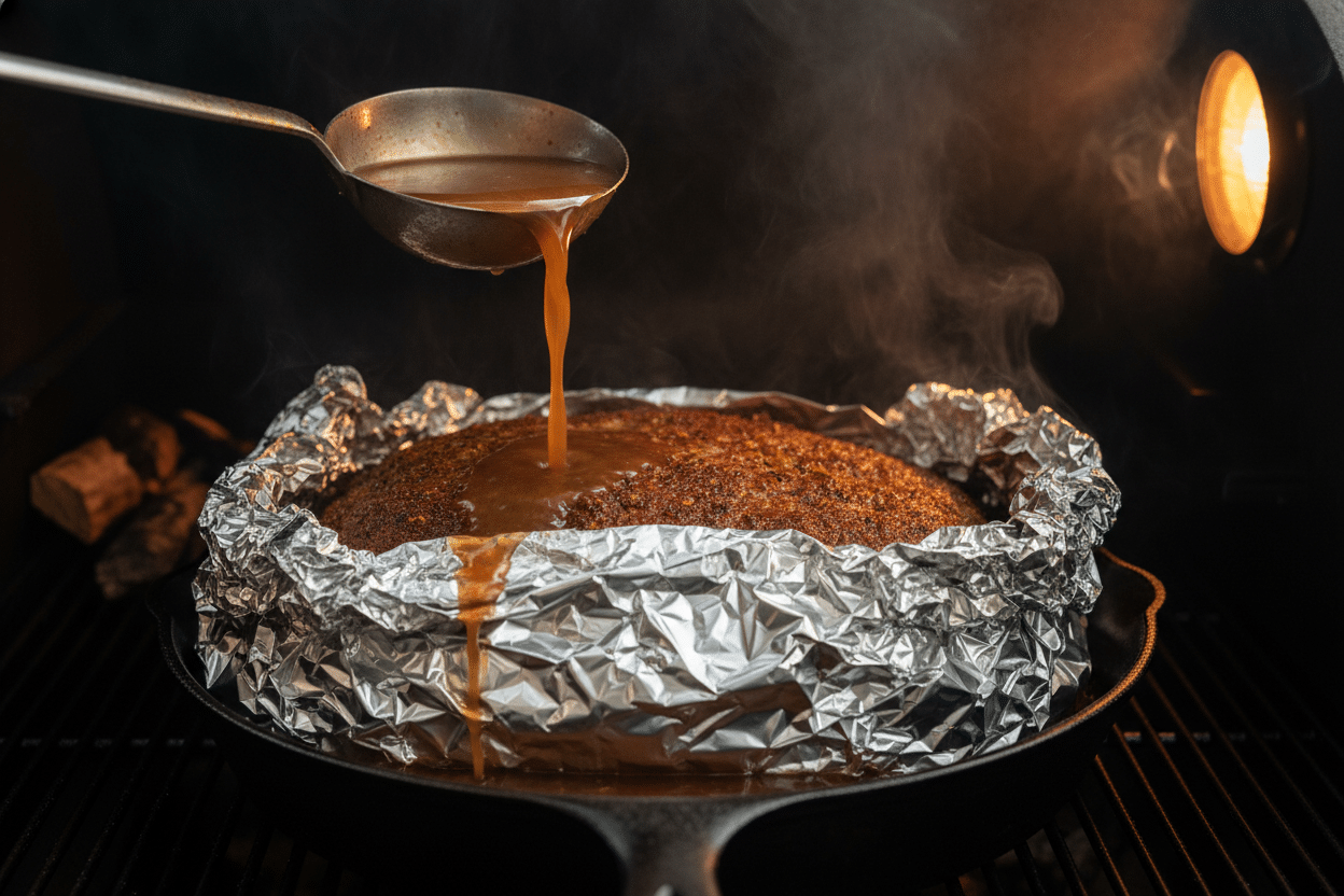 Smoked Corned Beef Brisket for an Intimate Dinner preparation step 2