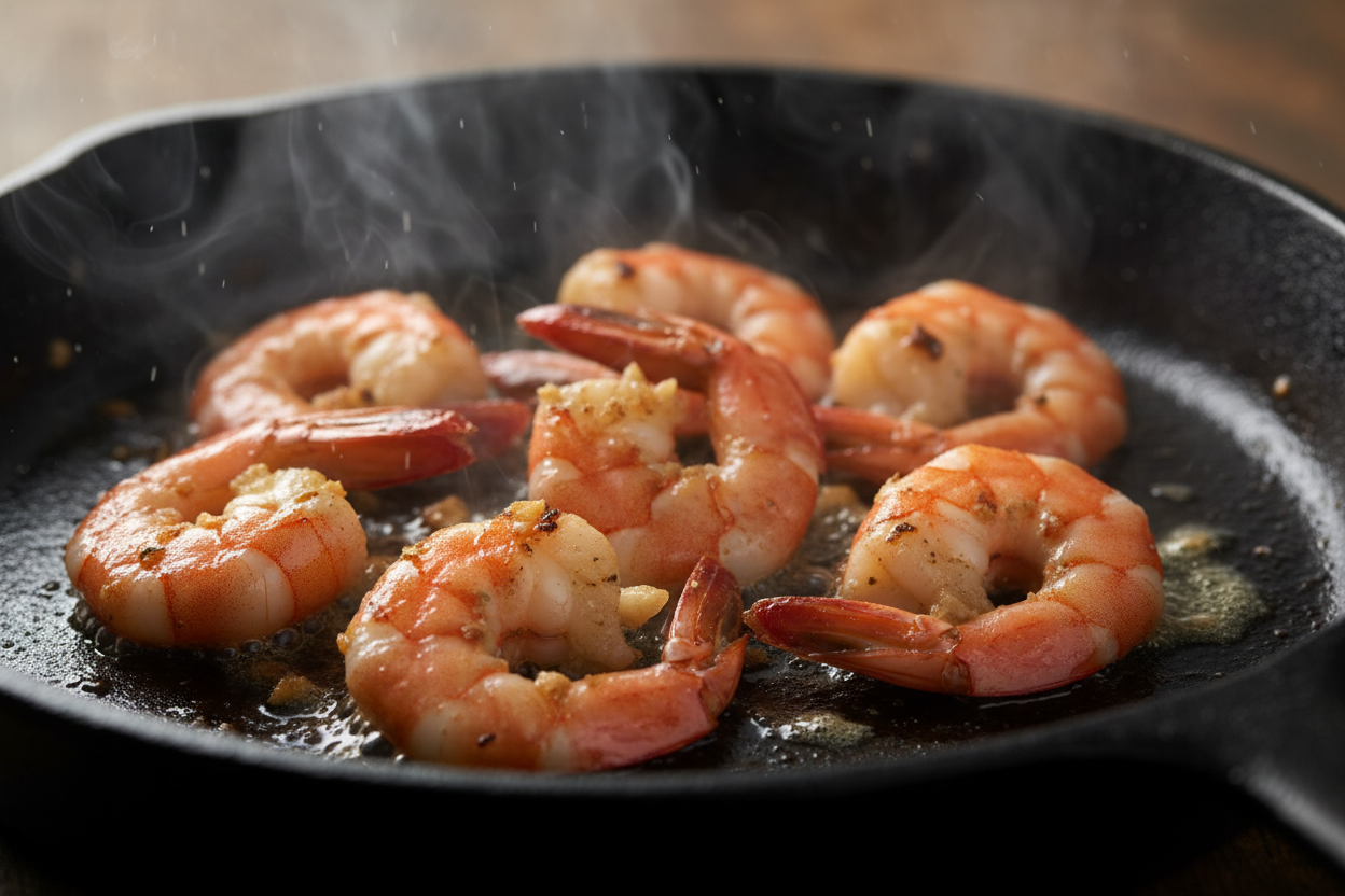 Spicy Shrimp Tacos with Avocado Dressing preparation step 2