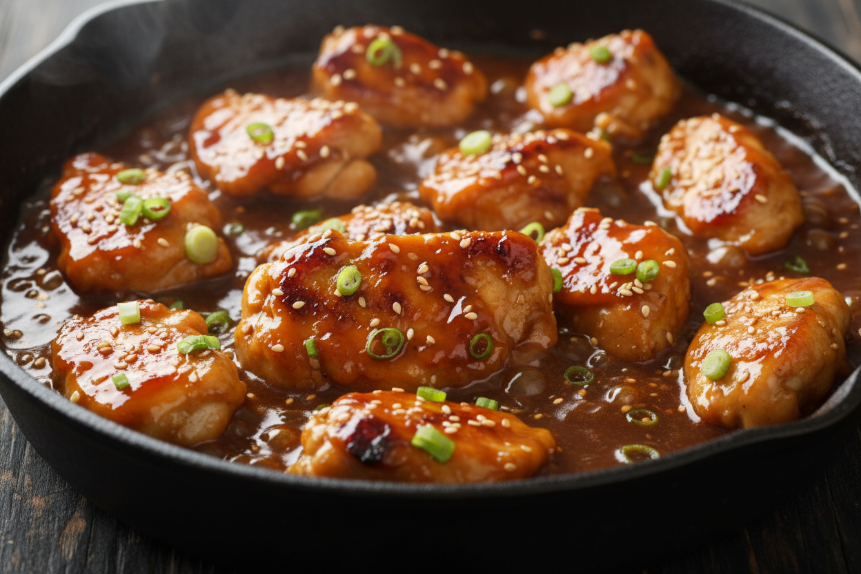 Sticky Teriyaki Chicken Bowl preparation step 2