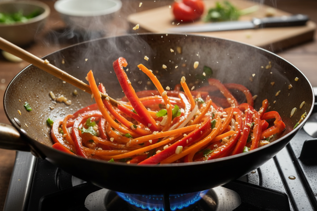 Super Easy 20-Minute Copycat Chicken Lo Mein preparation step 2