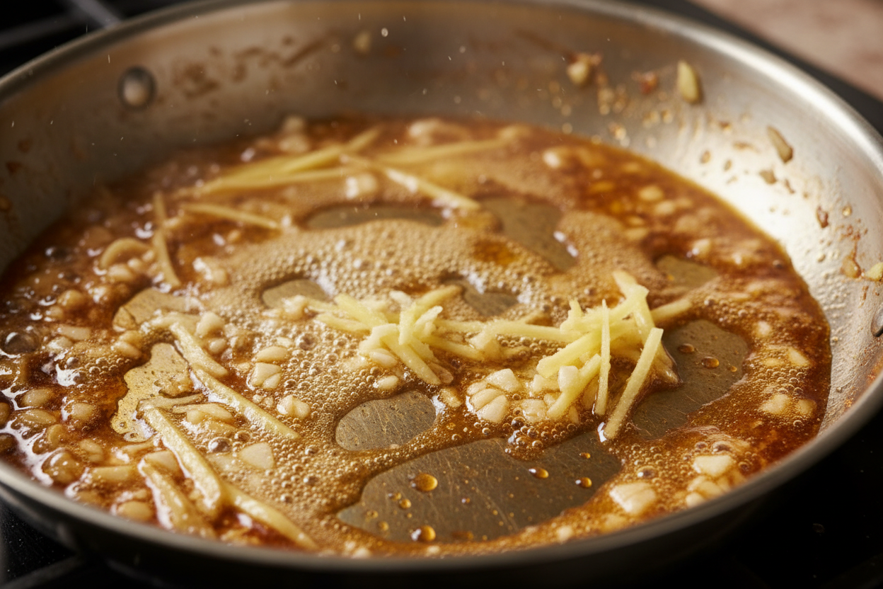 Sweet & Sticky Honey Garlic Chicken Thighs preparation step 2