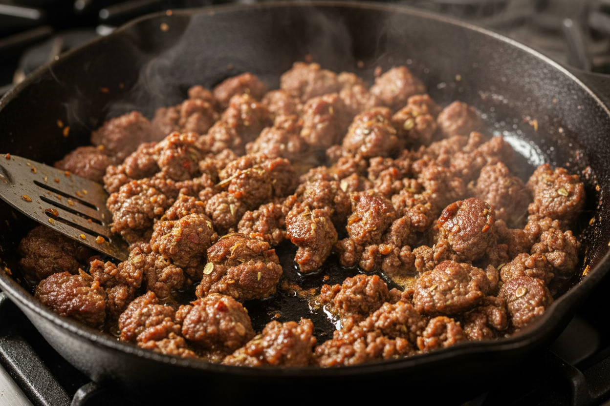 Best Easy Slow Cooker Chilli Con Carne Recipe (Rich & Thick) 2 The BEST Easy Slow Cooker Chilli Con Carne preparation step 1