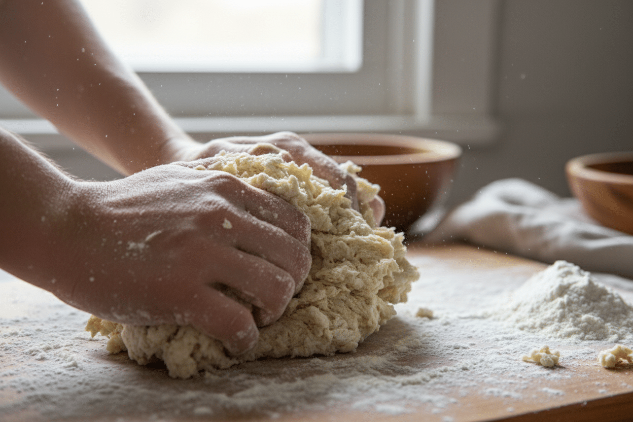 The Best Easy Garlic Naan Bread preparation step 1
