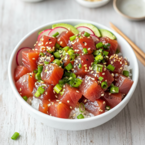 Fresh & Easy Ahi Tuna Poke Bowl Recipe