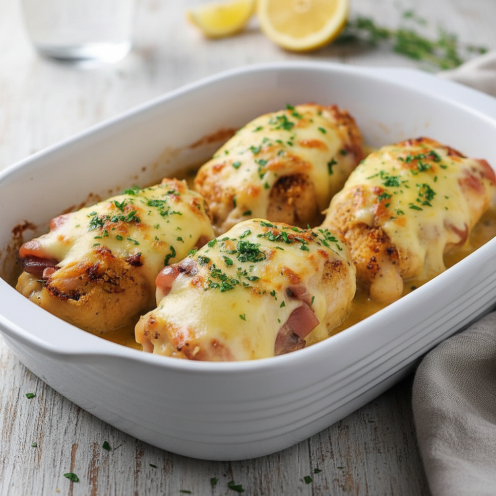 Beef Stuffed Baked Chicken: Easy & Cheesy Recipe