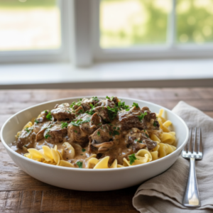 Classic Beef Stroganoff Recipe: Quick & Creamy