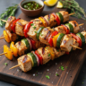 Chicken and Veggie Skewers: Easy Grilled Recipe