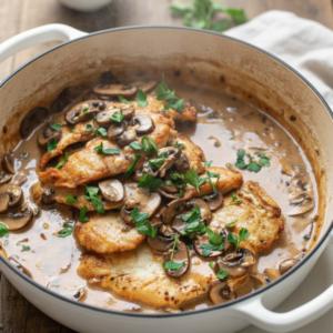Creamy Chicken Marsala Recipe (Easy & Delicious)