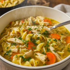 Best Chicken Soup with Egg Noodles Recipe