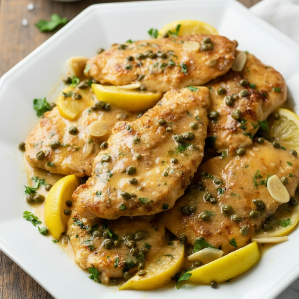 Easy Chicken Piccata Recipe (Classic Lemon Butter Sauce)