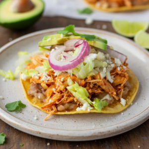 Authentic Chicken Tinga Tostadas Recipe (Quick & Easy)