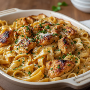 One-Pan Cowboy Butter Chicken Pasta Recipe (Creamy)