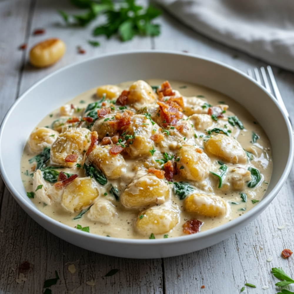 Creamy Crack Chicken Gnocchi Recipe (Easy & Fast)
