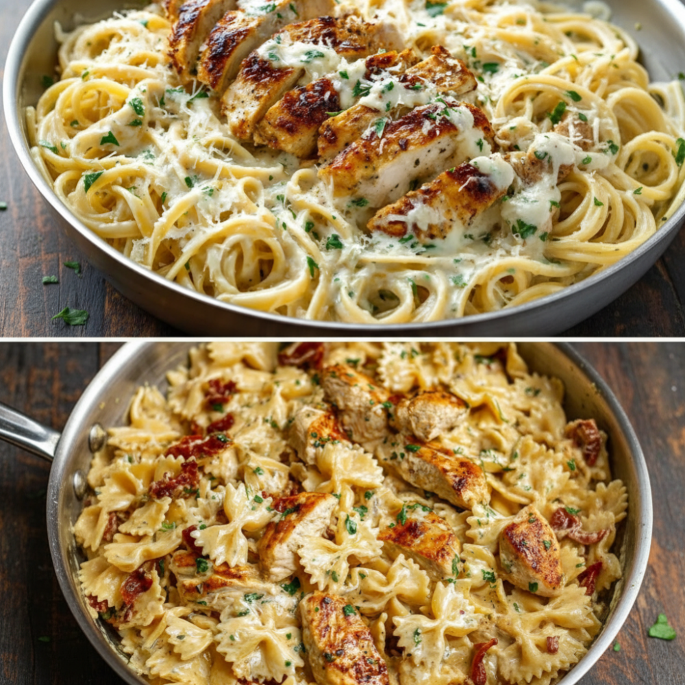 Best Creamy Garlic Parmesan Chicken Pasta Recipe
