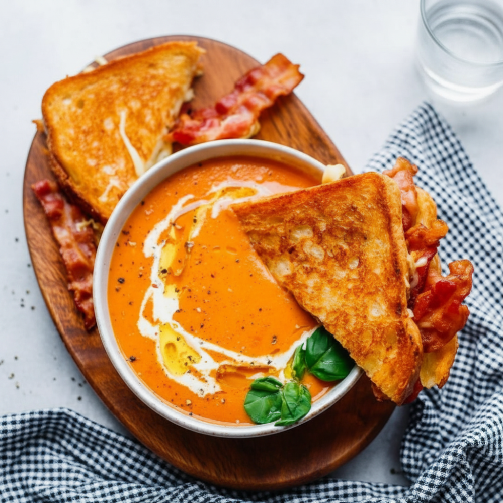 Best Creamy Tomato Bisque Recipe & Crispy Beef