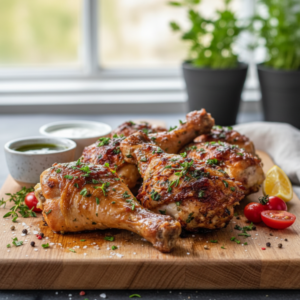 Crispy Oven-Baked Drumsticks (Easy Herb Recipe)
