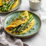 Easy Gluten-Free Asparagus Feta Omelette