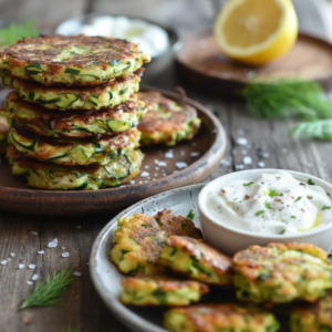 Crispy Greek Zucchini Fritters Recipe (Kolokythokeftedes)