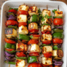 Grilled Halloumi Veggie Skewers: Easy BBQ Recipe