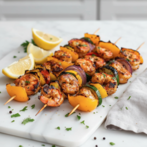 The Best Grilled Lemon Herb Shrimp Skewers Recipe