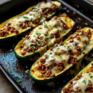 Easy Ground Beef Zucchini Boats (35-Minute Recipe)