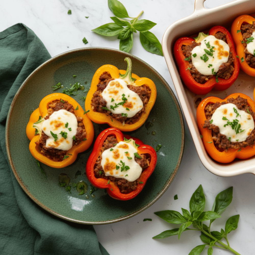 Quick & Easy Italian Stuffed Bell Peppers Recipe 1 Quick & Easy Italian Stuffed Bell Peppers Recipe