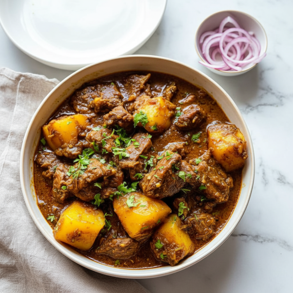 Cozy Lamb and Potato Curry (Aloo Gosht) Recipe