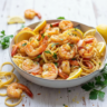 Lemon Garlic Shrimp Pasta (20 Minutes)