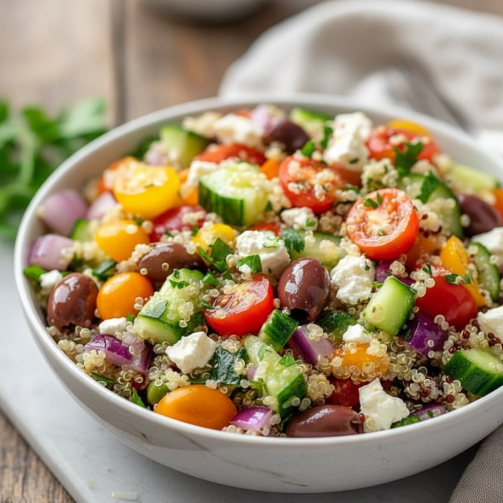 Easy Mediterranean Quinoa Salad Recipe